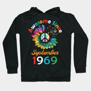 Funny Birthday Quote, Awesome Since September 1969, Retro Birthday Hoodie